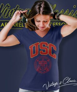 Usc Shirt University Of Southern California V Neck TShirt