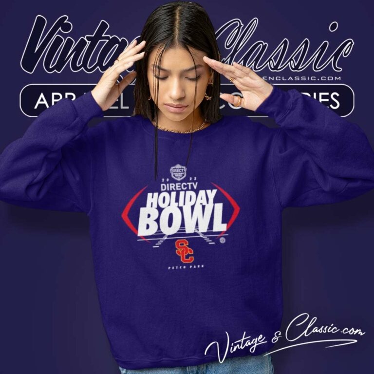 Usc Trojans Directv Holiday Bowl Petco Park Logo Sweatshirt Usc Trojans Directv Holiday Bowl Petco Park Logo Sweatshirt