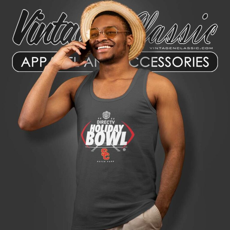 Usc Trojans Directv Holiday Bowl Petco Park Logo Tank Top Racerback Usc Trojans Directv Holiday Bowl Petco Park Logo Tank Top Racerback