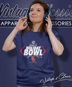 Usc Trojans Directv Holiday Bowl Petco Park Logo Women TShirt