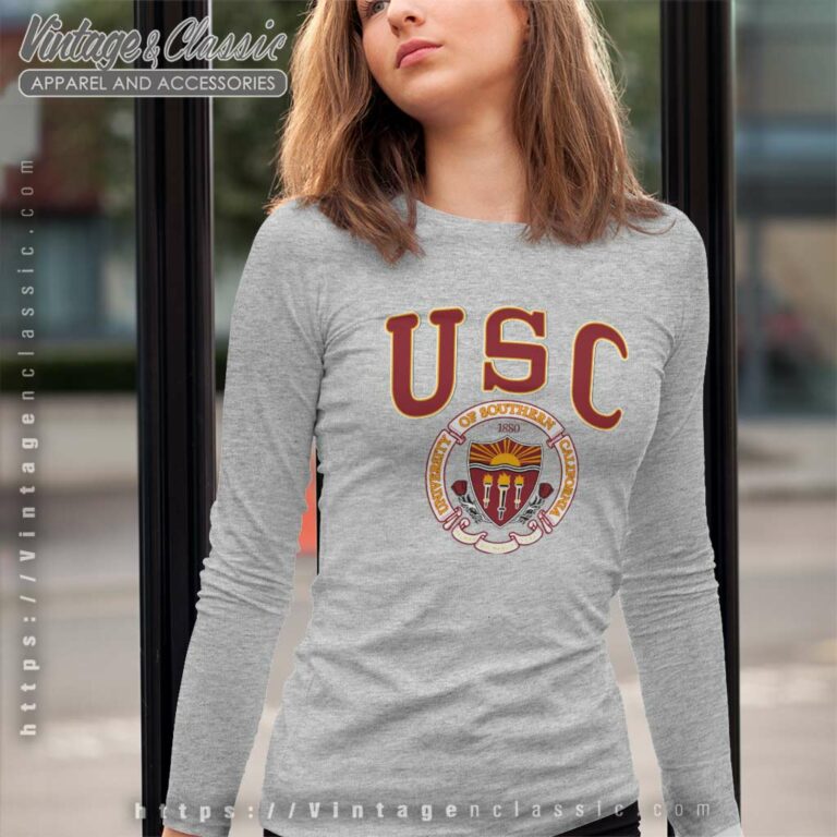Usc University Of Southern California Long Sleeve Tee Usc University Of Southern California Long Sleeve Tee