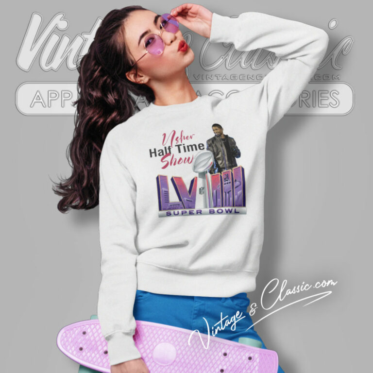 Usher Halftime Show Super Bowl Lviii Sweatshirt Usher Halftime Show Super Bowl Lviii Sweatshirt