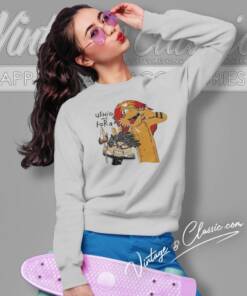 Ushio And Tora Calvin And Hobbes Tide And Tiger Sweatshirt