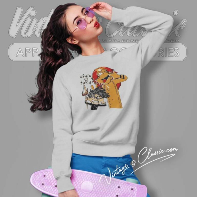 Ushio And Tora Calvin And Hobbes Tide And Tiger Sweatshirt Ushio And Tora Calvin And Hobbes Tide And Tiger Sweatshirt