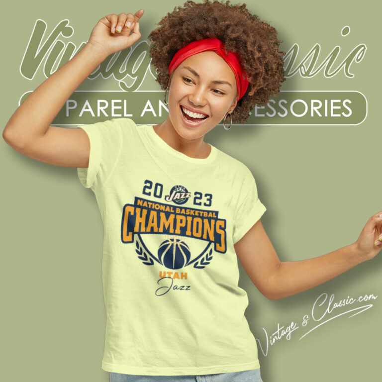 Utah Jazz National Basketball Champions Women T Shirt Utah Jazz National Basketball Champions Women T Shirt
