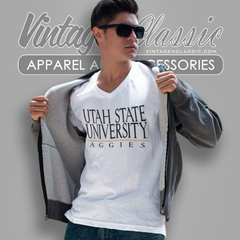 Utah State University Aggies V Neck TShirt Utah State University Aggies V Neck TShirt