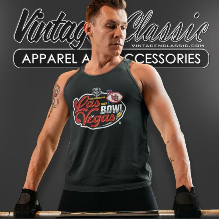 Utah Utes Football 2023 Srs Distribution Las Vegas Bowl Tank Top Racerback Utah Utes Football 2023 Srs Distribution Las Vegas Bowl Tank Top Racerback