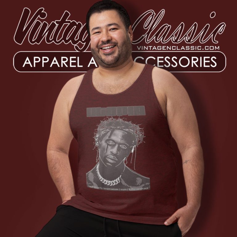 Utopia Travis Scott Tank Top Racerback Utopia Travis Scott Tank Top Racerback