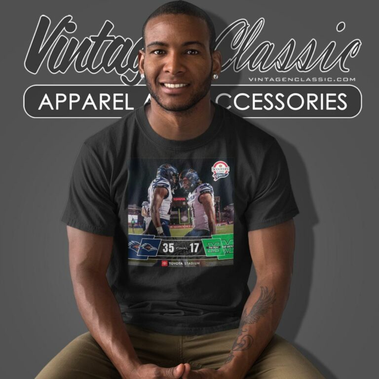 Utsa Football Defeated Marshall Thundering Herd 35 17 Become 2023 Frisco Bowl Champions Poster T Shirt Utsa Football Defeated Marshall Thundering Herd 35 17 Become 2023 Frisco Bowl Champions Poster T Shirt