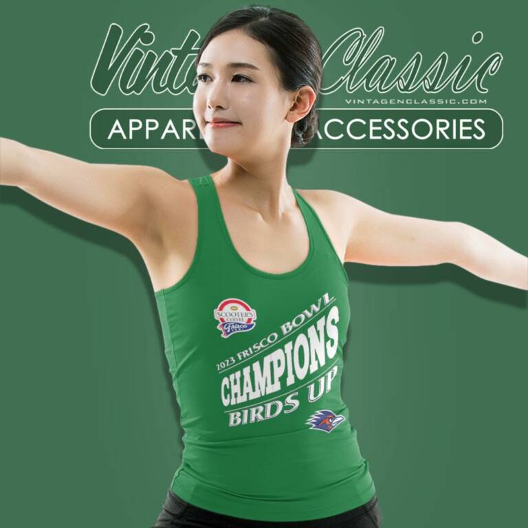 Utsa Roadrunners 2023 Frisco Bowl Champions Birds Up Tank Top Racerback Utsa Roadrunners 2023 Frisco Bowl Champions Birds Up Tank Top Racerback