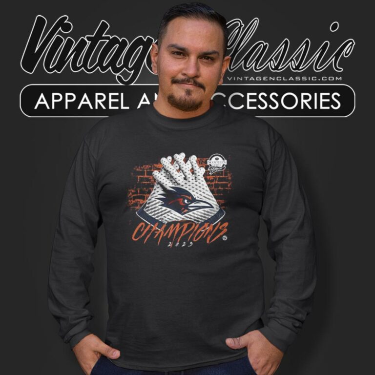 Utsa Roadrunners 2023 Frisco Bowl Champions Long Sleeve Tee Utsa Roadrunners 2023 Frisco Bowl Champions Long Sleeve Tee