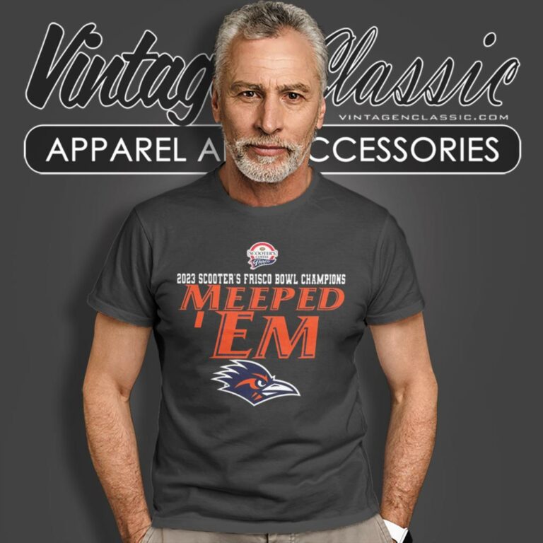 Utsa Roadrunners Are 2023 Frisco Bowl Champions Meeped Em T Shirt Utsa Roadrunners Are 2023 Frisco Bowl Champions Meeped Em T Shirt