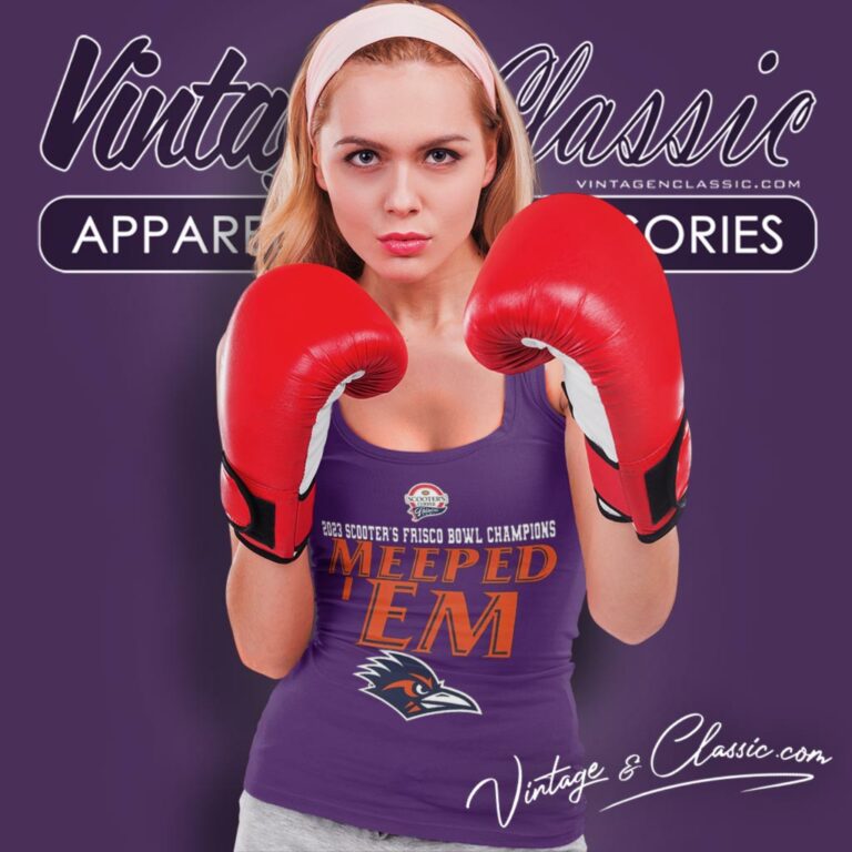 Utsa Roadrunners Are 2023 Frisco Bowl Champions Meeped Em Tank Top Racerback Utsa Roadrunners Are 2023 Frisco Bowl Champions Meeped Em Tank Top Racerback