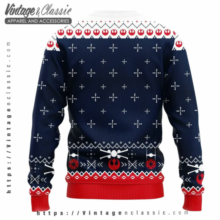Vader Lack Of Cheer Ugly Christmas Sweater back Ugly Sweater Vader Lack Of Cheer Ugly Christmas Sweater back Ugly Sweater