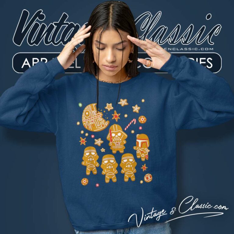 Vader Stormtrooper Gingerbread Cookies Galactic Empire Sweatshirt Vader Stormtrooper Gingerbread Cookies Galactic Empire Sweatshirt