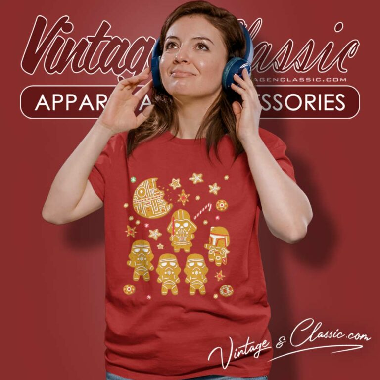Vader Stormtrooper Gingerbread Cookies Galactic Empire Women TShirt Vader Stormtrooper Gingerbread Cookies Galactic Empire Women TShirt