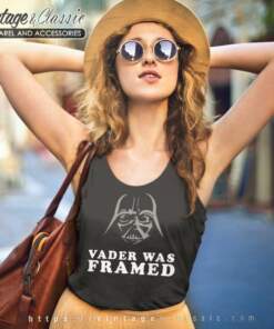 Vader Was Framed Star Wars Tank Top Racerback