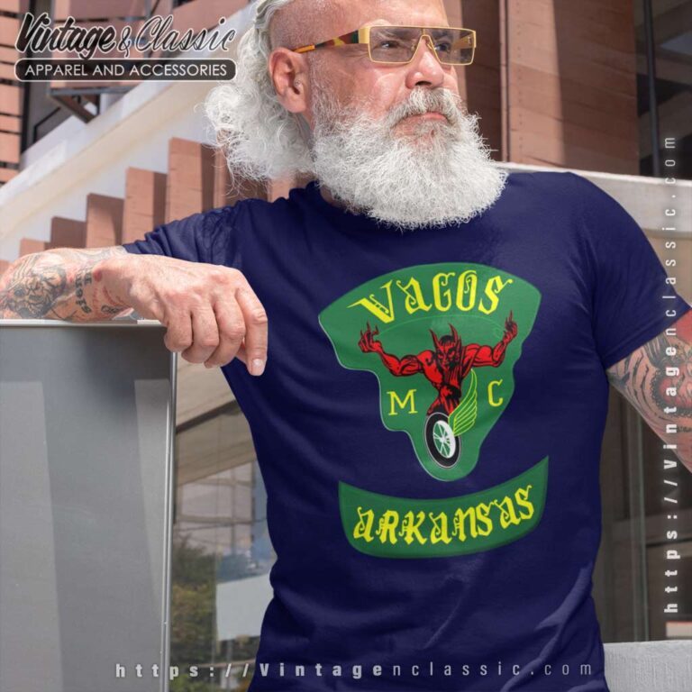 Vagos Mc Arkansas Biker T shirt Vagos Mc Arkansas Biker T shirt