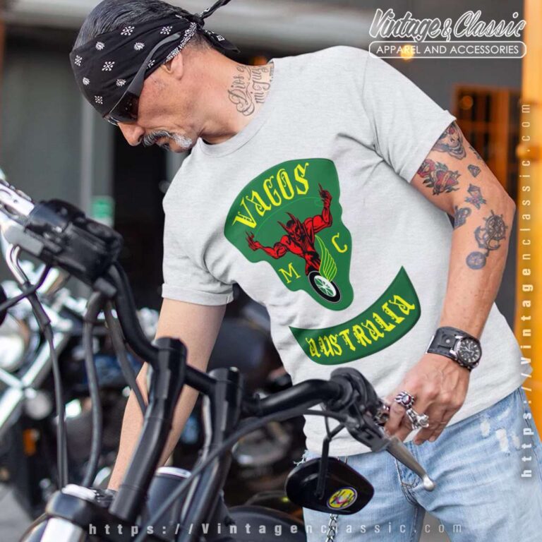 Vagos Mc Australia T Shirt Vagos Mc Australia T Shirt