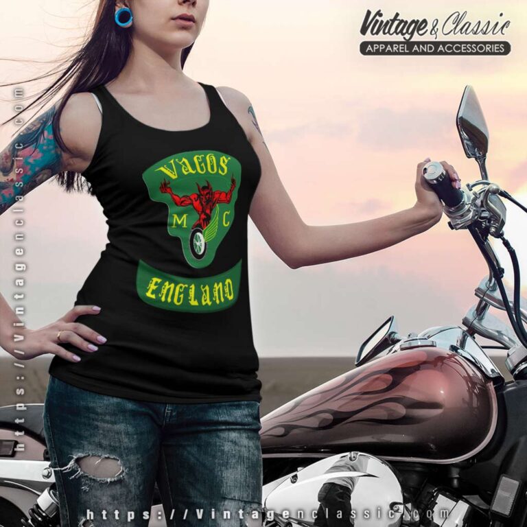 Vagos Mc England Raceback Tank Vagos Mc England Raceback Tank