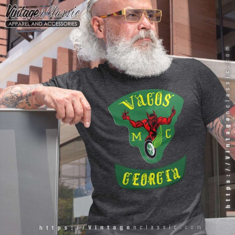 Vagos Mc Georgia Biker T shirt Vagos Mc Georgia Biker T shirt