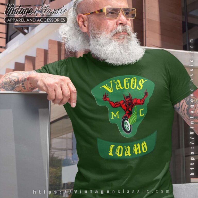 Vagos Mc Idaho Biker T shirt Vagos Mc Idaho Biker T shirt