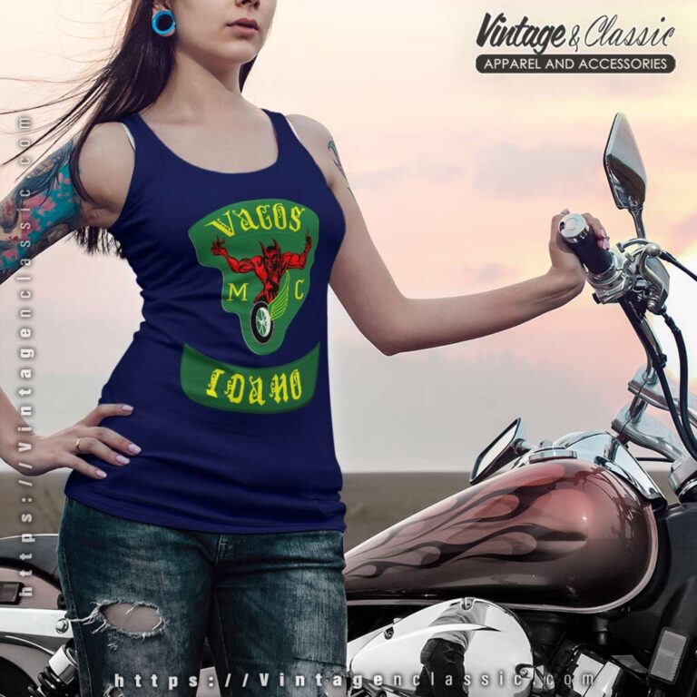 Vagos Mc Idaho Raceback Tank Vagos Mc Idaho Raceback Tank