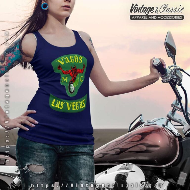 Vagos Mc Las Vegas Raceback Tank Vagos Mc Las Vegas Raceback Tank
