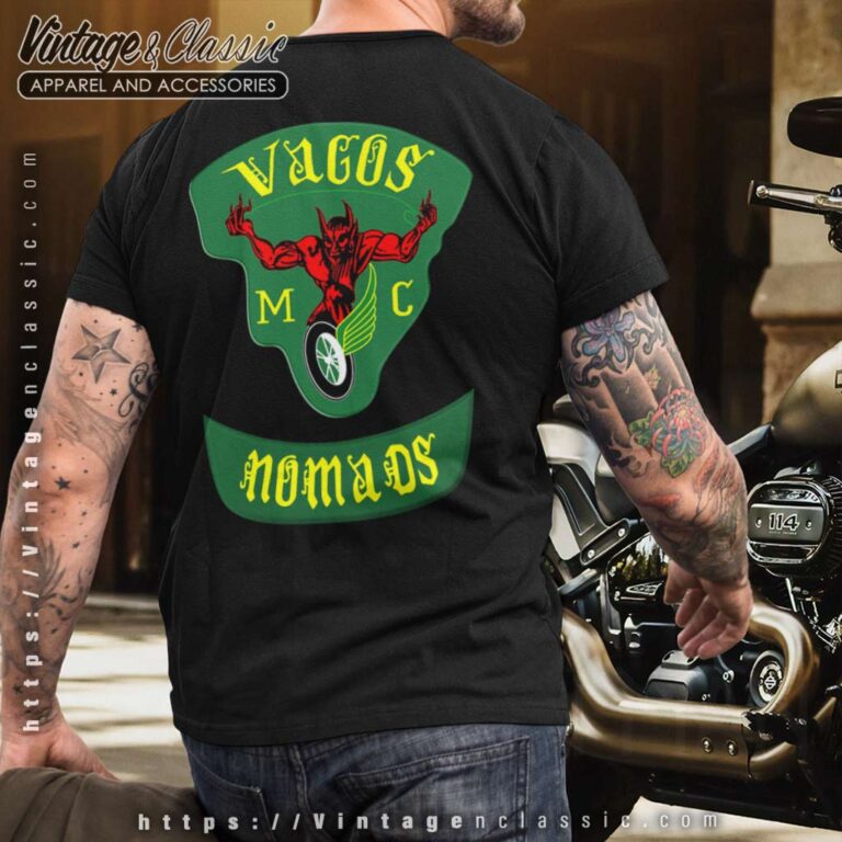 Vagos Mc Nomads T shirt Backside 1 Vagos Mc Nomads T shirt Backside 1