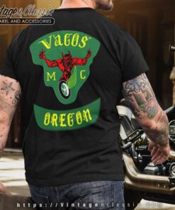 Vagos Mc Oregon T shirt Backside 1