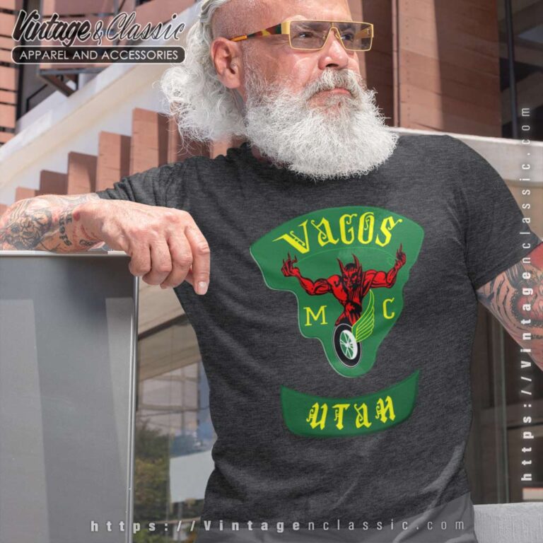 Vagos Mc Utah Biker T shirt 1 Vagos Mc Utah Biker T shirt 1