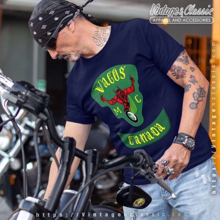 Vagos Motorcycle Club Canada T Shirt Vagos Motorcycle Club Canada T Shirt