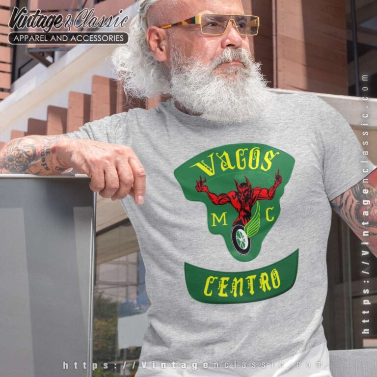 Vagos Motorcycle Club Centro Biker T shirt Vagos Motorcycle Club Centro Biker T shirt