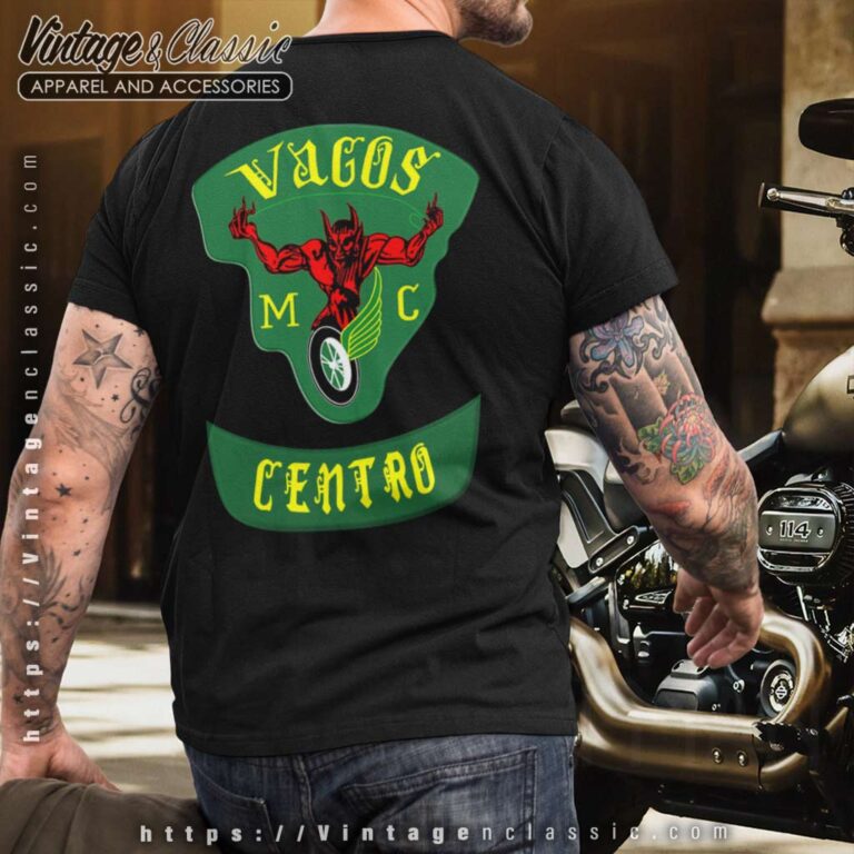Vagos Motorcycle Club Centro T shirt Backside Vagos Motorcycle Club Centro T shirt Backside