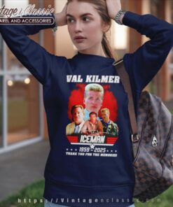 Val Kilmer Iceman 1959 2025 Signature Shirt Sweatshirt