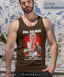 Val Kilmer Iceman 1959 2025 Signature Shirt Tank Top Racerback