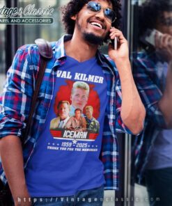 Val Kilmer Iceman 1959 2025 Signature Shirt V Neck TShirt