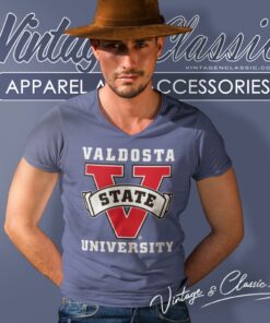 Valdosta State University Logo V Neck TShirt
