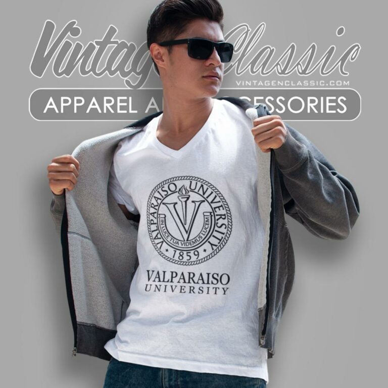 Valparaiso University V Neck TShirt Valparaiso University V Neck TShirt