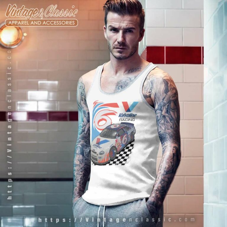 Valvoline Racing Mark Martin 6 Nascar Tank Top Racerback Valvoline Racing Mark Martin 6 Nascar Tank Top Racerback