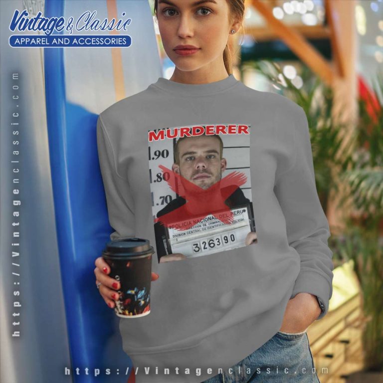 Van Der Sloot Confesses Murderer Shirt Shocking Confession Portrait Sweatshirt Van Der Sloot Confesses Murderer Shirt Shocking Confession Portrait Sweatshirt