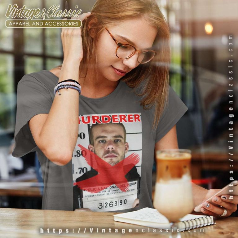 Van Der Sloot Confesses Murderer Shirt Shocking Confession Portrait Women TShirt Van Der Sloot Confesses Murderer Shirt Shocking Confession Portrait Women TShirt