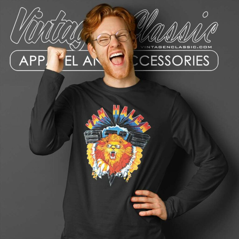 Van Halen 1982 Lion Long Sleeve Tee Van Halen 1982 Lion Long Sleeve Tee