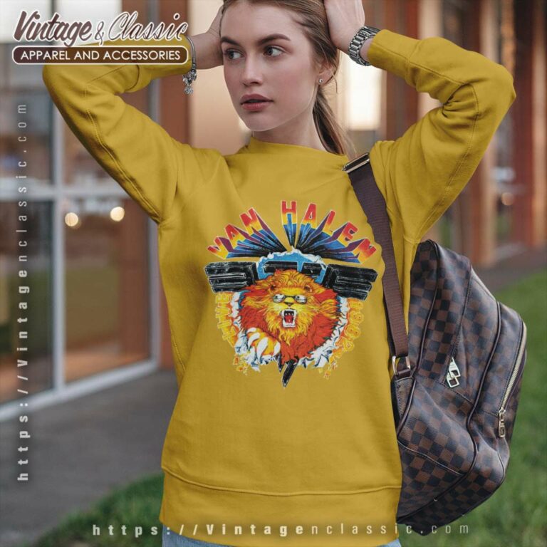 Van Halen 1982 Lion Sweatshirt Van Halen 1982 Lion Sweatshirt