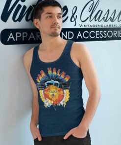 Van Halen 1982 Lion Shirt 4 Van Halen 1982 Lion Tank Top Racerback