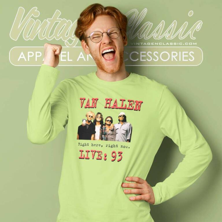 Van Halen 1993 World Tour Long Sleeve Tee Van Halen 1993 World Tour Long Sleeve Tee