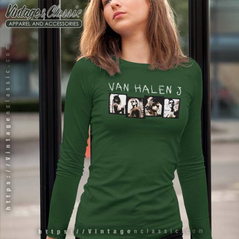 Van Halen 3 World Tour Long Sleeve Tee Van Halen 3 World Tour Long Sleeve Tee