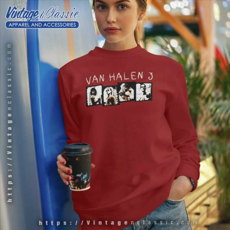 Van Halen 3 World Tour Sweatshirt Van Halen 3 World Tour Sweatshirt