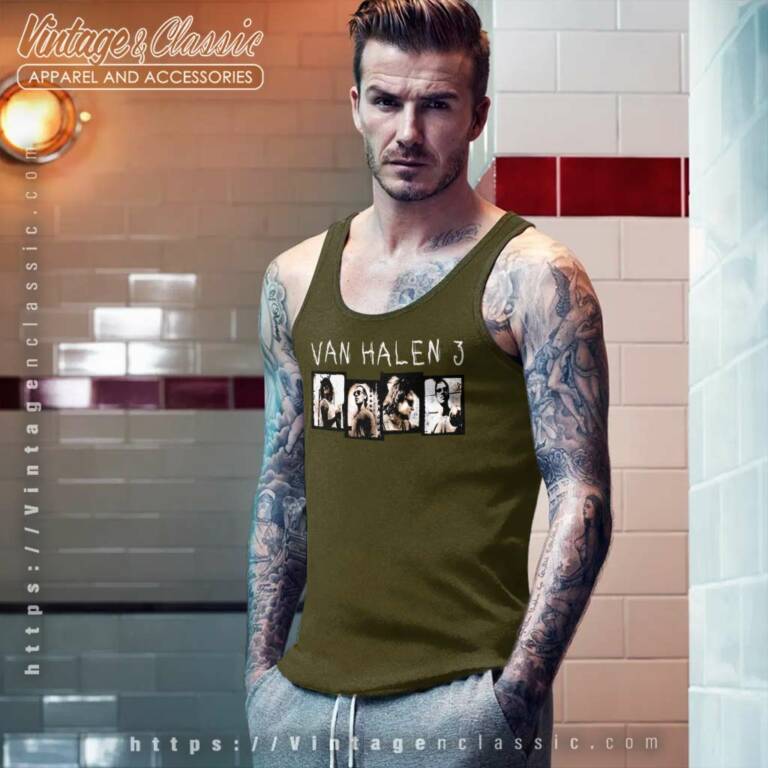 Van Halen 3 World Tour Tank Top Racerback Van Halen 3 World Tour Tank Top Racerback