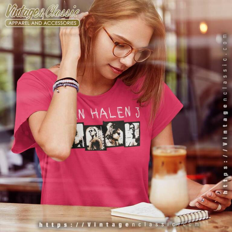 Van Halen 3 World Tour Women TShirt Van Halen 3 World Tour Women TShirt